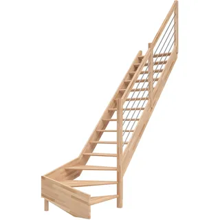 DOLLE Raumspartreppe Paris 318 cm Buche unbehandelt