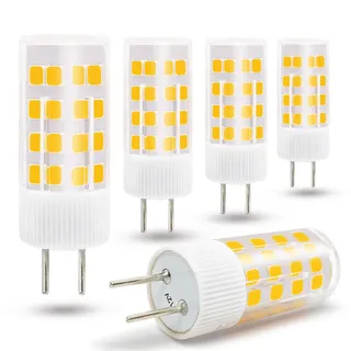 GY6.35 LED 12V Stiftsockellampe G6.35 GY6.35 Fassung Warmweiß 3000k Leuchtmittel 3W Ersatz GY6 35 12v 35w Halogen Glühbirne, GY6.35 Bi-Pin JC Typ Nicht Dimmbar AC/DC 12V Steckbirnen, 5 Stück