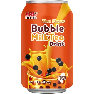 Rico 【durstlöschend】RICO Bubble Milk Tea Thai-Geschmack 340 ml