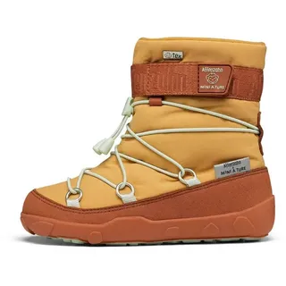 Affenzahn Schneestiefel Vegan Snowy wasserdicht, warm gefüttert, zum Reinschlüpfen, Größe 21-32 MINI A TURE Gelb - Beige, 30 EU