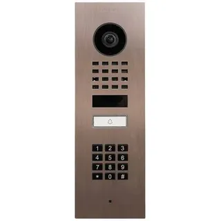DoorBird D1101KV Unterputz Bronze-Optik IP-Video-Türsprechanlage Bronze