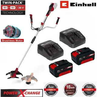 Einhell Sense Agillo 36/255 BL 36V 2 x 18V Akku 2 x Ladegerät Brushless Motor