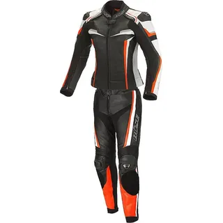 schwarz/weiß/orange 40