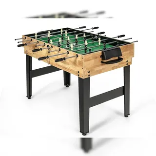 Costway 10 in 1 Multi Spieltisch, Multifunktionstisch mit Tischfußball, Hockey, Billard, Shuffleboard, Bowling & 4 Brettspielen, Kombi-Tisch