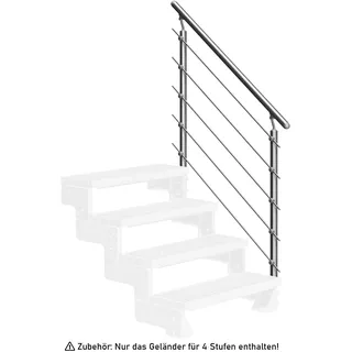 DOLLE Außentreppe Gardentop Set 4 Startset Steiggeländer