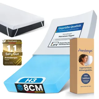 Arensberger Topper Premium 180 x 200 cm Weiß