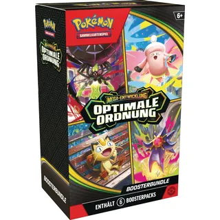 Pokémon Mega-Entwicklung Optimale Ordnung DE 6 Boosterpacks