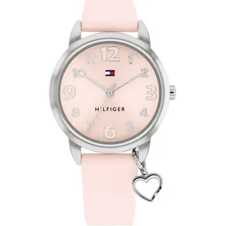 Tommy Hilfiger GIRLS 1720044 38 mm Edelstahlgehäuse Silber Sportarmband Rosa