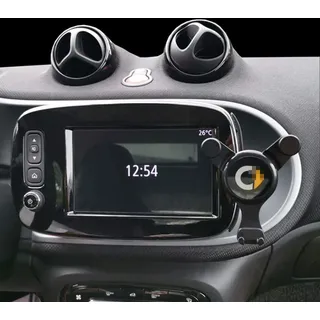 ZHFF Navigationsstil Autotelefonhalter für Smart 453 Fortwo Forfour 2015-2019 GPS-Halterung Versteckter Ständer Navigation Innendekoration Handyhalterung Auto Styling Zubehör