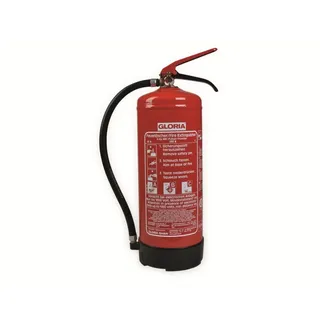 Gloria PD6GA 21112046 Pulverfeuerlöscher 6kg Brandklasse: A, B, C 1St.