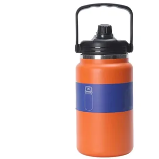 Kühle Wasserflasche | Edelstahl Trinkflaschen - Tragbare Große 4 Liter Sport Wasserflasche Für Camping Outdoor Fitness Radfahren Wandern