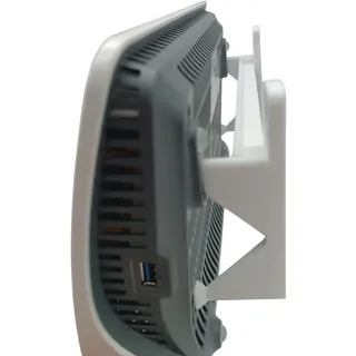 Wandhalterung für Fritzbox 7590 AX 7590 7690 7530 Fritz Box 7590 AX | Halterung - dreiteilig inkl. Befestigungsmaterial Schrauben und Dübe (7590 / 7690 / AX)