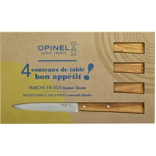 Opinel Messersatz Esprit Sud, Olivenholz Tafelmesser, Mehrfarbig, 0.5 cm