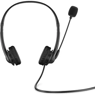 HP G2 Headset On-Ear (Kabelgebunden), Office Headset, Schwarz