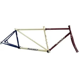 Ritchey Bab Outback Tandm 2023 Stadtfahrradrahmen - Merlot / Creme / Indigo - L