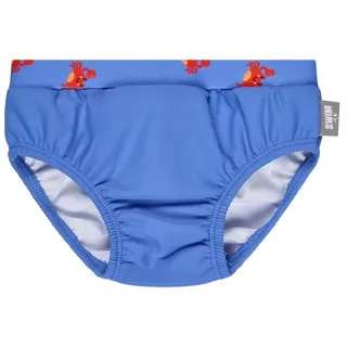 Sterntaler Badehose Krabbe – Baby- & Kinderschwimmhose aus Bademodenstoff mit Elasthan, Krabben-Druck, Kordelzug und UV-Schutz 50+ – Meerblau, Größe 104 - 104