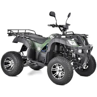 HECHT 59399 Akku Quad mit Straßenzulassung | 2200 W | 223 kg | 45 km/h | 52 Ah 72 V Akku - Grün