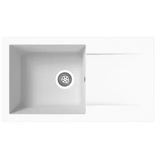 weiß + Handbetätigung