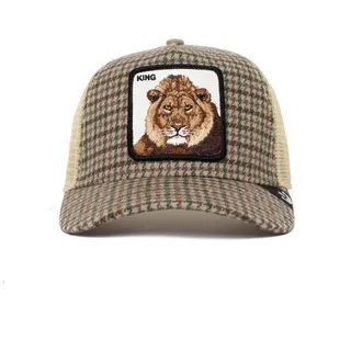 GOORIN Bros. Trucker Cap Goorin Bros. Lodge King Trucker Cap The Farm Animal Olive (Basecap, Meshcap, Trucker Kappe) braun