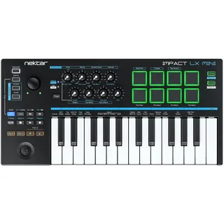 Nektar Impact LX Mini | USB MIDI Controller Keyboard with Nektar DAW Integration, Black