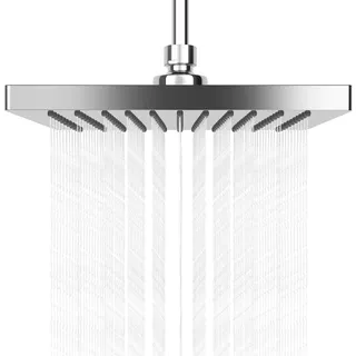 AiQInu Eckig Duschkopf Regendusche 20 cm