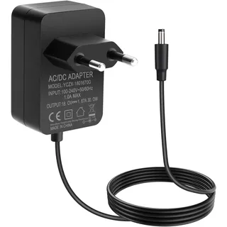 30W Netzteil Ladegerät 18V 1.67A Netzteil für Echo (3./4. Gen), Echo Show 8, Echo Show 10, Echo Show 15, Echo Show (2. Gen.), Echo Plus (2. Gen) Ladegerät, 1.5M Netzkabel-Schwarz