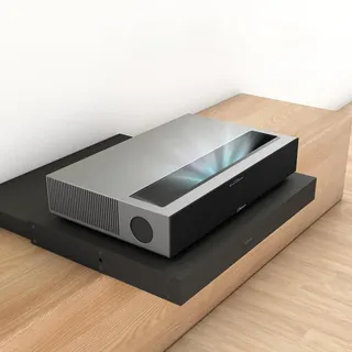 NothingProjector Motorisierte Schiebeablage für Ultrakurzdistanz Beamer, 80"-150" Erweiterbar, Automatisch Einziehbar Teleskopablage, Synchronisation mit Projektorleistung, Works with Any TV Cabinet