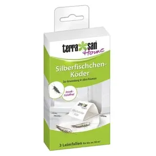 terrasan home 6 x 3 Stück Silberfischchen-Köder (Gr. Klein) - Klein