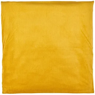 KraftKids Bezug für Wickeltischauflage Cord Breitcord Gelb Mustard 85 cm breit x 75 cm tief