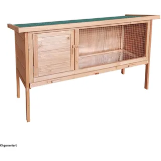 Hti-Living Kleintierstall Hasenstall Heidi 0 x 0 x 0 cm braun