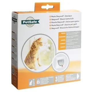 PetSafe Katzenklappe 4-Wege Manuell 919 Weiß
