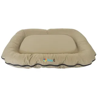 RelaxXL Tierkissen LUNA, Hundekissen, Orthopädisch, Outdoorgewebe, Waschbar, Kratzfest braun 70 cm