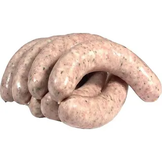 Original Schlesische Weißwurst von Poliwczak - perfekt zum Braten und als Zutat in Zurek Sauermehlsuppe ca. 520 g