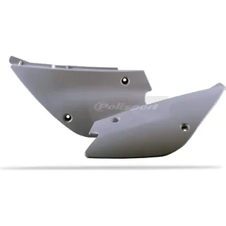 Polisport Kawasaki KX 85,KX 100 - Startnummerntafeln seitlich Paar Weiß - Modelles 2001-13
