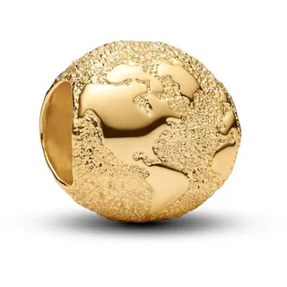 Pandora Strukturierter Globus Mini Goldfarben 764529C00