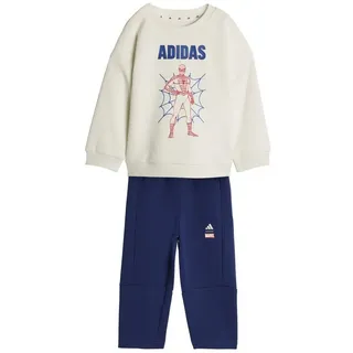 adidas Performance Jogginganzug Marvel Spider-Man (Baumwolle-Mischung) weiss/blau Kleinkinder blau 86 EU