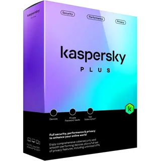 Kaspersky Lab Kaspersky Plus 2025 3 Geräte / 1 Jahr ESD