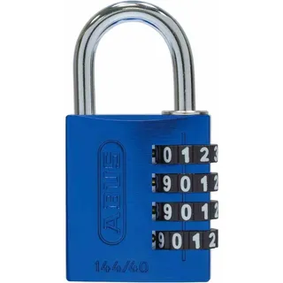 ABUS Zahlen-Vorhangschloss 144/40 Lock-Tag Aluminium, blau