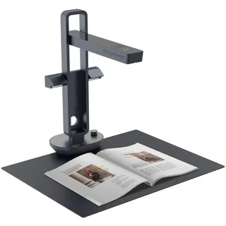 CZUR 14MP Buchscanner Faltbarer, Tragbar Dokumentenkamera, Dokumentenscanner mit OCR, für Windows und macOS, Scan bis zu A3, als LED Tischlampe mit 4 Farbe 6 Helligkeitsstufen (Aura Pro)