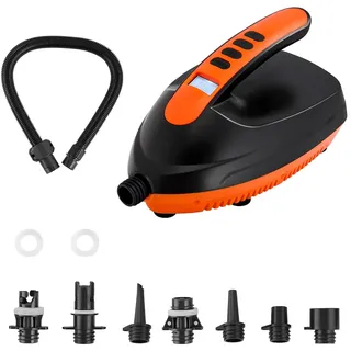 Vevor Luftpumpe Hochdruck Luftpumpe SUP Aufblasgeschwindigkeit & automatischer Abschaltung & 12 V DC Anschluss, Aufblasen ideal für aufblasbare Paddleboards Zelte