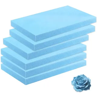 6 Stück Schaumstoffplatten, Styroporplatten Styrodur 20mm, Styroporplatte, XPS Platten, hartschaumplatte, Foam board, Hochdichte Schaumstoffplatte für DIY, Modellbau, Diorama, Handwerk, (30X20X2CM)