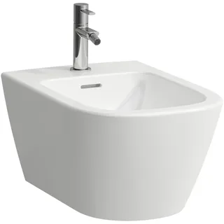 Laufen MEDA Wandbidet Advanced, 1 Hahnloch, mit Überlauf, 360x540mm, H8301104003021, weiß LCC