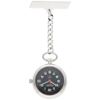 Regent Krankenpflegeuhr Regent Schwesternuhr analog Edelstahl silberfarben P-753