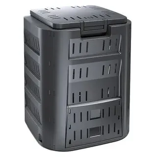 Prosperplast Komposter Compogreen 220 Liter, robust, wetterfest, schwarz,