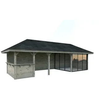 Palmako Bianca 9,6 x 3,84 m Grau