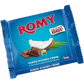 schokolade-tafel Romy gefüllte Milchschokolade mit Kokoscreme 200 g