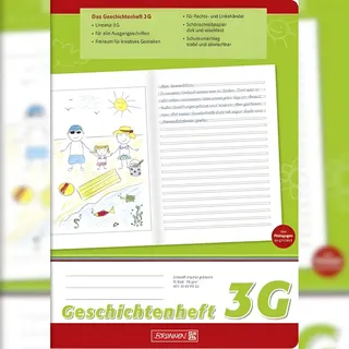 Brunnen Geschichtenheft Lineatur 3G