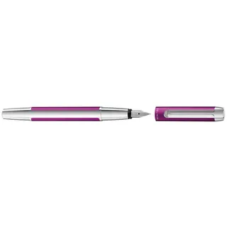 Pelikan Füller Pura P40, Violett, B (breit), hochwertiger Patronenfüller im Geschenk-Etui, 823791