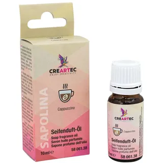 CREARTEC Seifenduftöl Sapolina Duft Cappuccino - 10ml, zur Herstellung von frisch riechender Seife - Made in Germany