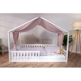 tiSsi tiSsi® Baldachin Musselin für Hausbetten 90x200 cm altrosa | Gr.: onesize